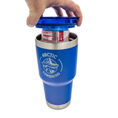 Arctic Sombrero Lid with 30 ounce Stainless Steel Vacuum insulated Tumbler