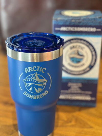 Arctic Sombrero Lid with 30 ounce Stainless Steel Vacuum insulated Tumbler